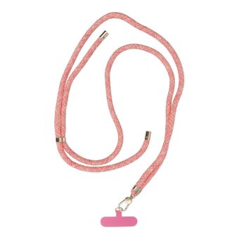 SWING (8mm) nastaviteľná šnúrka na mobil 165cm pink-white