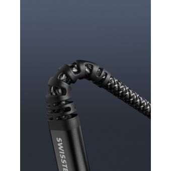 SWISSTEN KEVLAR 4in1 3A 60W 1,5m antracit