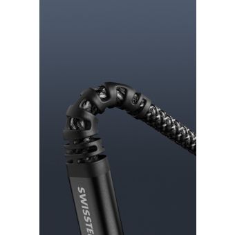 SWISSTEN KEVLAR USB-A/USB-C 3A 60W 1,5m antracit