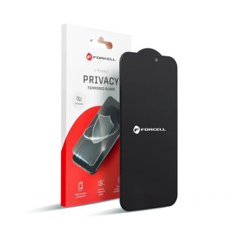 Forcell Privacy Glass Apple iPhone 15 Pro Max black