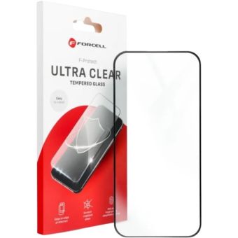 Forcell Ultra Clear Glass Apple iPhone 16 Pro Max black