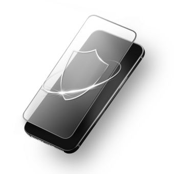 Forcell Ultra Clear Glass Apple iPhone 15 black