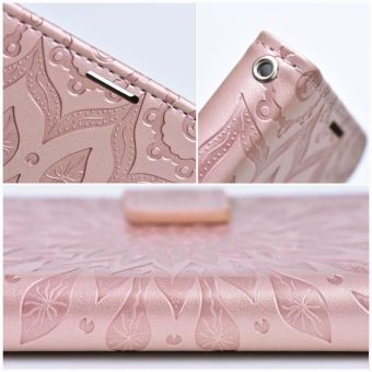 MEZZO Book case Samsung Galaxy S24 FE 5G S721 mandala rose gold