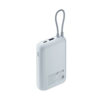 Xiaomi Power Bank 10000mAh (Integrated Cable) Ice Blue GL