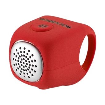 Rockbros CB1709RD, elektronický zvonček na bicykel, červený