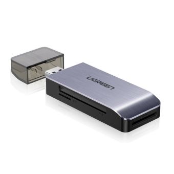 Ugreen 50541 SD/microSD/CF/MS card reader USB 3.0 gray
