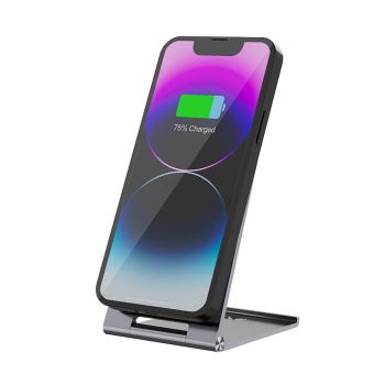 FORCELL F-ENERGY Flip Charge Qi2 15W MagSafe silver
