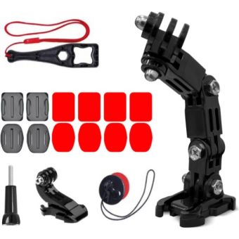 Sada univerzálneho príšlušenstva na prilbu pre GoPro, DJI, Insta360, SJCam, Eken