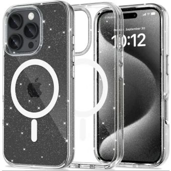 Tech-protect Flexair Hybrid MagSafe Apple iPhone 16 Pro Max Glitter Case
