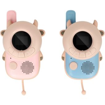 Walkie-talkie for children K22 Cow + Battery Charger + 8xRechargeable HR03/AAA 900mAh