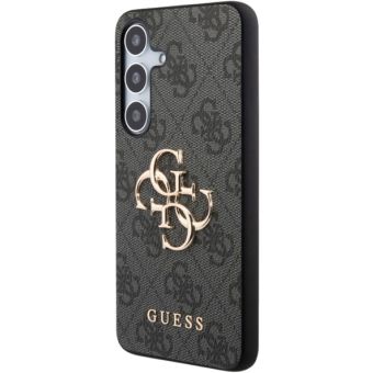 Guess PU 4G Metal Logo Samsung Galaxy S24 5G S921 GUHCS24S4GMGGR Grey