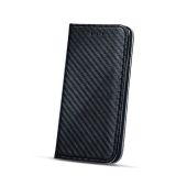 Diarové puzdro Smart Carbon pre Nokia 6 čierne