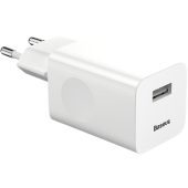 Sieťová nabíjačka Baseus QC 3.0 USB biela