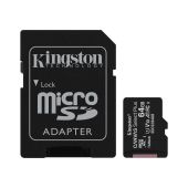 Pamäťová karta 64 GB GB microSDHC Kingston Canvas Select Plus Class 10 s adaptérom 