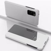 Diárové puzdro na Huawei P40 Pro Clear View strieborné