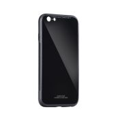 Plastové puzdro na Samsung Galaxy A21s Glass čierne