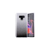 Silikónové puzdro na Samsung Galaxy A51 A515 Shine Bling transparentno-čierne