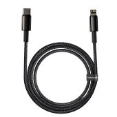 Dátový kábel Baseus Tungsten PD USB-C - Lightning 2,0 m 20W čierny