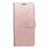 Diárové puzdro na Samsung Galaxy S20 FE/S20 FE 5G Forcell MEZZO mandala ružovo zlaté