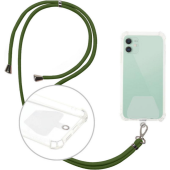 Universal neck strap for phones khaki