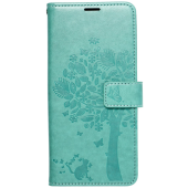 Diárové puzdro na Samsung Galaxy S22 5G Forcell MEZZO tree zelené
