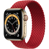 Náhradný remienok na Apple Watch 38/40/41 mm COTECi Nylon Braided Strap 148 mm Red