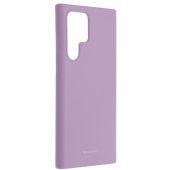 Silikónové puzdro na Samsung Galaxy S22 Ultra 5G Mercury Silicone fialové
