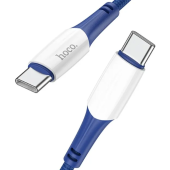 Kábel HOCO Ferry X70, USB-C na USB-C PD60W 3A, 1m, modrý