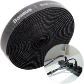 Baseus Rainbow Circle Hook ACMGT-F01, cable organizer, 3m, čierny
