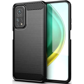 Silikónové puzdro na Xiaomi Redmi 10C/Poco C40 Forcell Carbon čierne