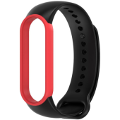 Náhradný remienok na Xiaomi Mi Band 5/6 Tech-protect Iconband čierno-červený