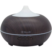 Inteligentný zvlhčovač vzduchu a aroma difuzér Tellur WiFi Smart, 300 ml, LED, tmavo hnedý
