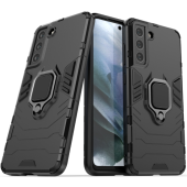 Odolné puzdro na Samsung Galaxy S21 FE 5G G990 Armor Ring Rugged čierne