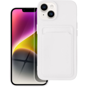 Silikónové puzdro na Samsung Galaxy S23 Ultra 5G S918 Forcell Card biele