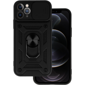Odolné puzdro na Samsung Galaxy M13 M135 Camshield Ring Armor čierne