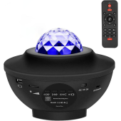 Projektorová lampa STARS BTM0504, bluetooth reproduktor, diaľkové ovládanie, čierna