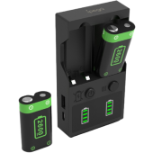 iPega XBX010 Nabíjačka Baterií Ovládača + 2ks Batérie 2200mAh pre XBox X/S Black