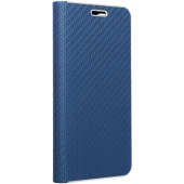 Diárové puzdro na Xiaomi Redmi Note 12 Pro 5G/Poco X5 Pro 5G LUNA Carbon modré
