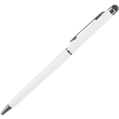 Stylus + Pero na písanie, biele (telefóny, tablety, dotykové obrazovky)