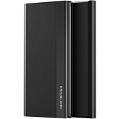 Diárové puzdro na Xiaomi Redmi 12C Slide Book čierne