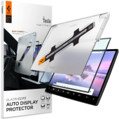 Tvrdené sklo na Tesla model X 2022/model S 2021 Spigen GLASS.tR EZ FIT čierne