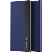 Diárové puzdro na Honor 90 Lite 5G Slide Book modré