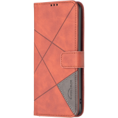 Diárové puzdro na Motorola Moto G14 Texture oranžové