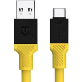 Tactical Fat Man, USB-A na USB-C, 1m, žltý