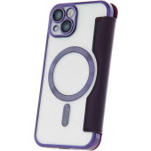 Diárové puzdro na Apple iPhone 11 Smart Chrome Mag fialové