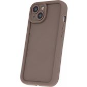 Rim TPU case Motorola Moto G24 brown