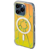 MagSafe Kingxbar PQY Crack Series Silicone Case Apple iPhone 15 Pro Max Holographic